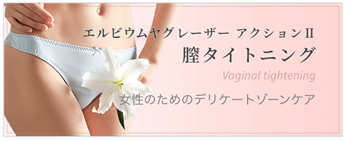 フラクショナルレーザー アクションⅡ 膣タイトニング 女性のためのデリケートゾーンケア